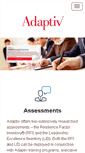 Mobile Screenshot of adaptivlearning.com